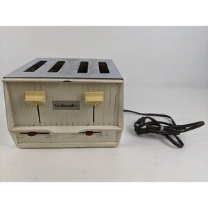 Vintage Ambassador Manning Bowman 4 Slice Pop Up Toaster 1960s 1970s Chrome